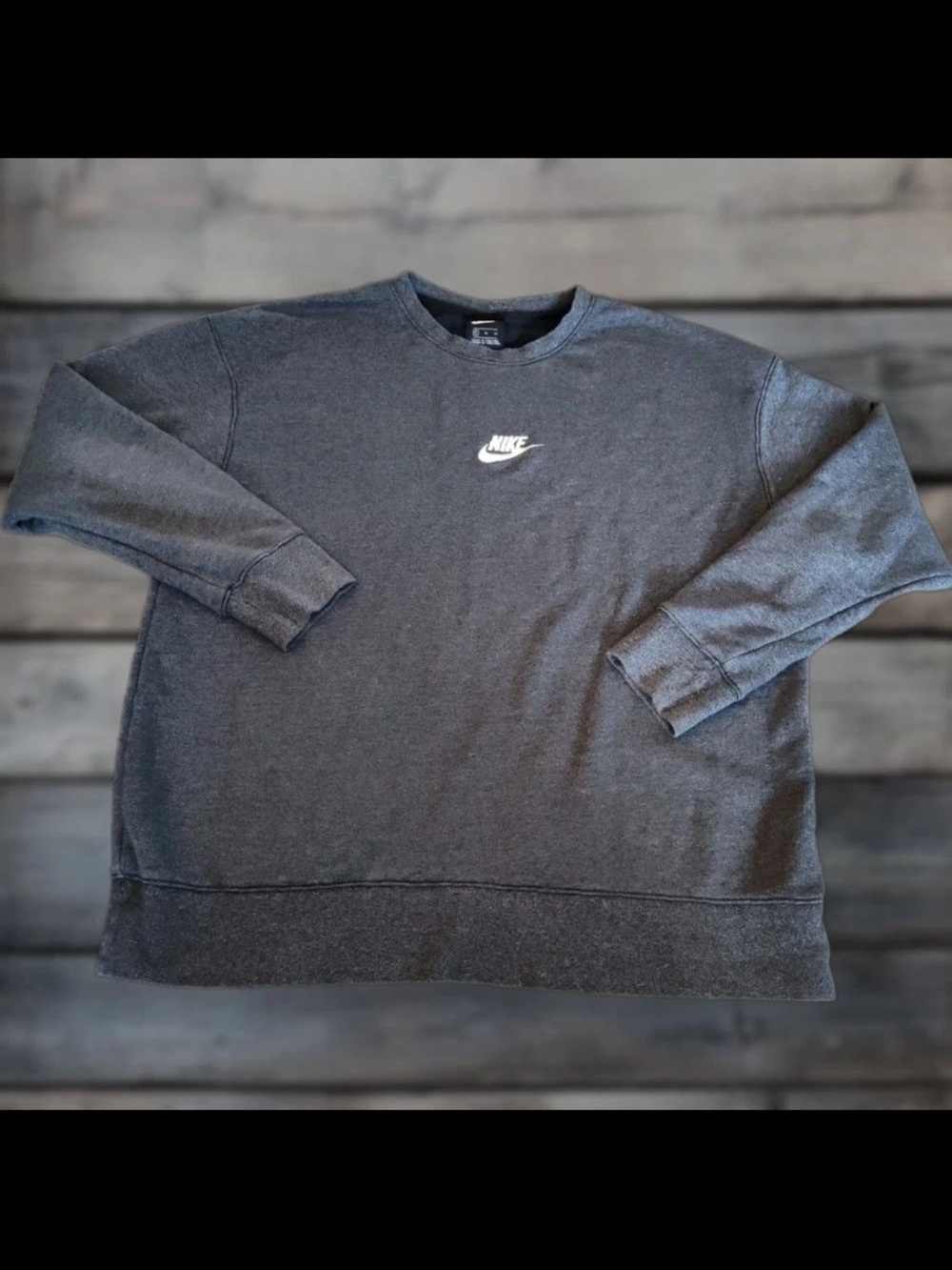 VTG Nike Sportswear Heritage Crew Sweatshirt Men’s XL Grey Pullover 90s